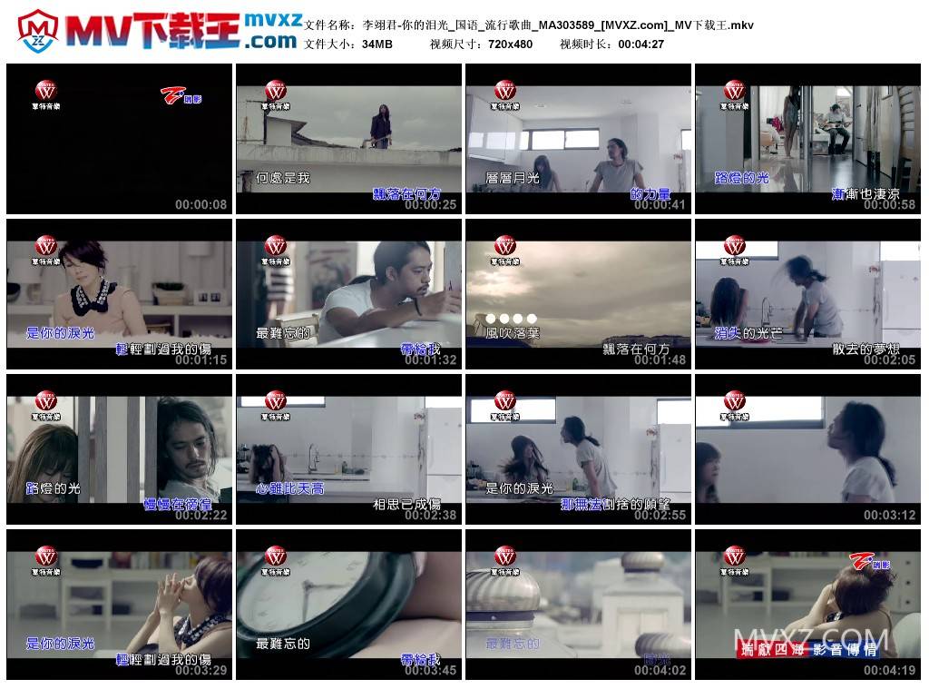 李翊君-你的泪光_国语_流行歌曲_MA303589